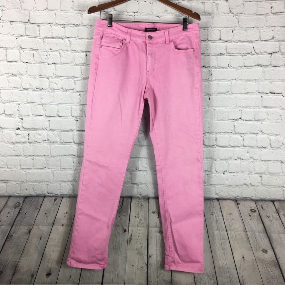 White House Black Market Pink Skinny Jeans